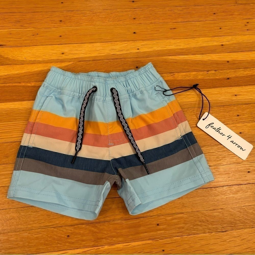 Feather 4 Arrow Aloha Nights Boardshorts Baby Swim Trunks NWT
